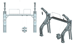 Gravity Sliding Type Davit